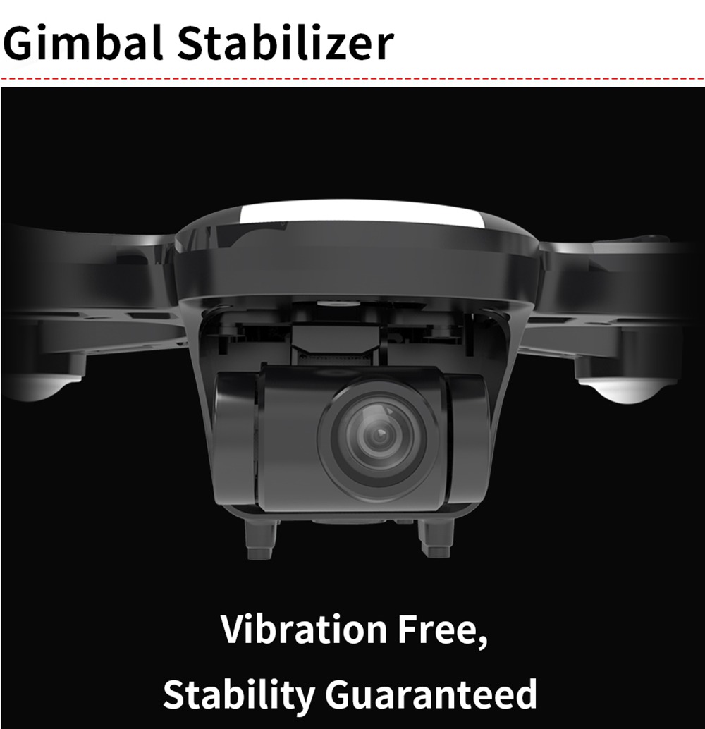 JJRC X9P 4K Version 5G WIFI 1KM FPV Dual GPS RC Drone With 2-Axis Gimbal 50X Digital Zoom Optical Flow Positioning RTF Version - Black