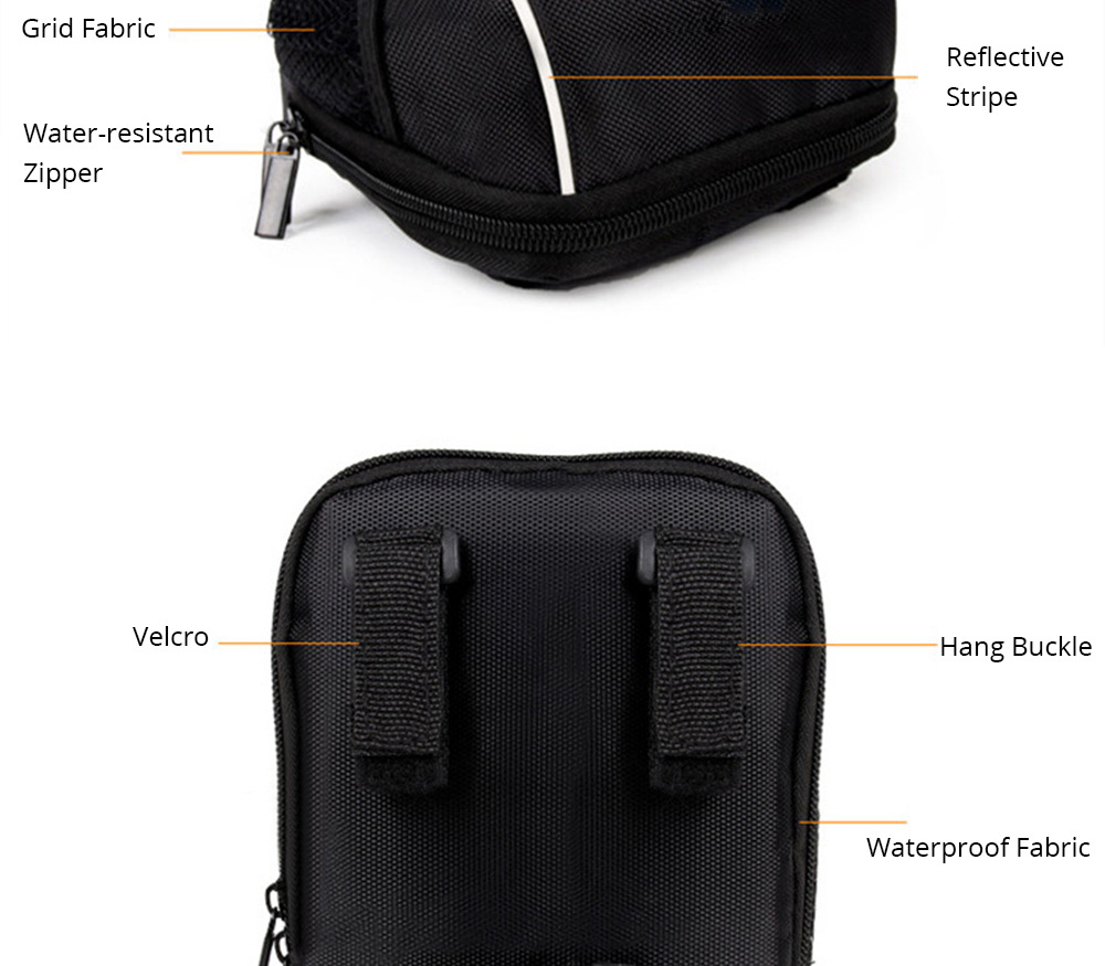 Waterproof Handlebar Bag Folding Storage Pack for KUGOO S1 and KUGOO S1 Pro Electric Scooter Bicycle