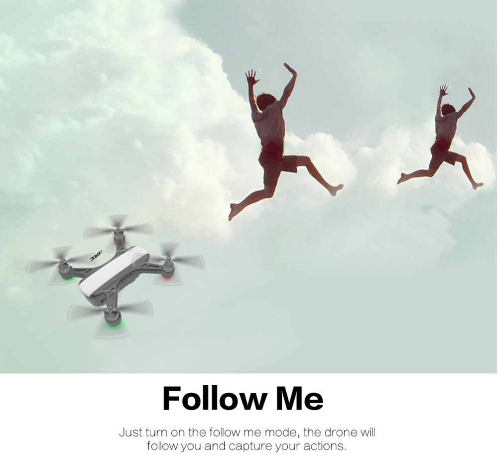 JJRC X9P 4K Version 5G WIFI 1KM FPV Dual GPS RC Drone With 2-Axis Gimbal 50X Digital Zoom Optical Flow Positioning RTF Version - White