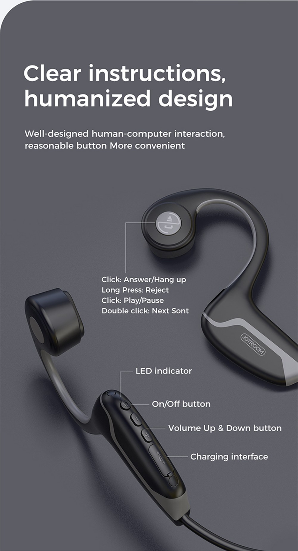 joyroom bone conduction
