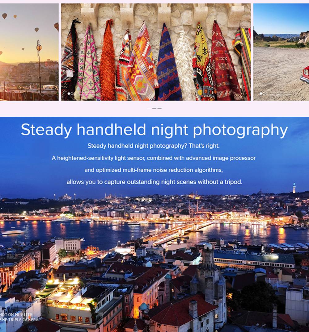 Xiaomi Mi 9 Lite 6.39 Inch 4G LTE Smartphone Snapdragon 710 6GB 128GB 48.0MP+8.0MP+2.0MP Triple Rear Cameras Fingerprint ID Dual SIM MIUI 10 Global Version - Blue