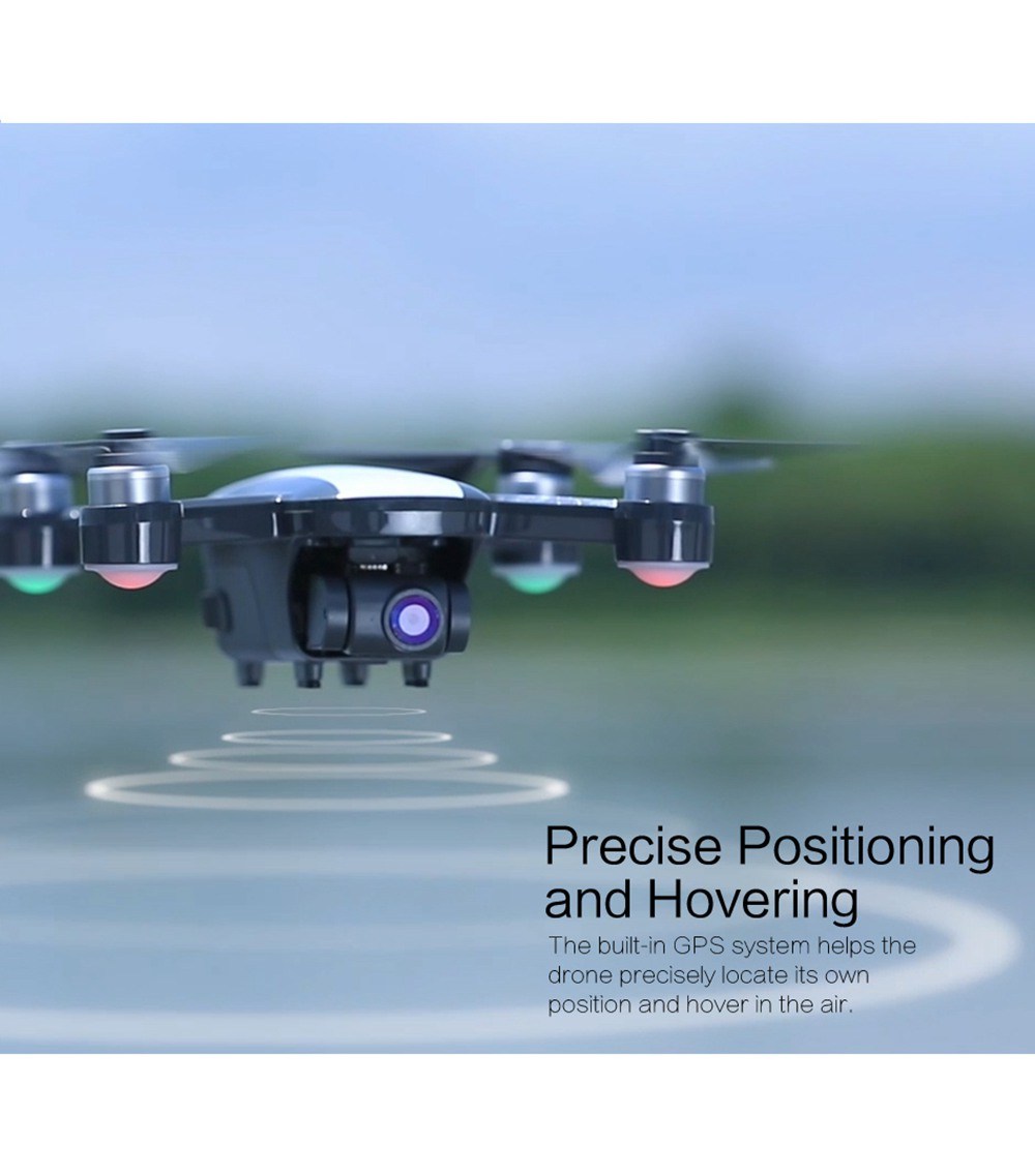 JJRC X9P Heron 4K Version 5G WIFI 1KM FPV GPS RC Drone With 2-Axis Gimbal 50X Digital Zoom Optical Flow Positioning RTF - Three Batteries With Bag
