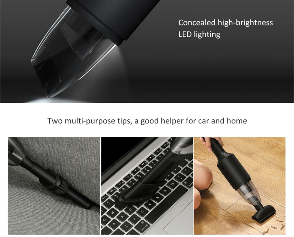 Xiaomi Youpin Shunzao Z1 Vacuum Cleaner Large Suction version Black