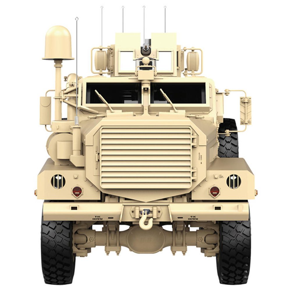 HG P602 1/12 2.4G 16CH 6WD 25km/h U.S.6X6 Explosion Proof Vehicle Truck RC Realistic Military Car  Without Battery Charger - Khaki