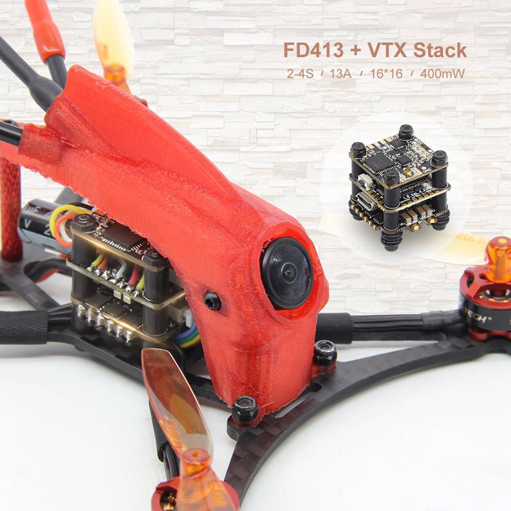 HGLRC Parrot120 2.5 Inch 2-3S Toothpick FPV Racing Drone FD411 OSD 13A 5.8G 400mW Caddx Turbo Eos2 Cam PNP - Without Receiver