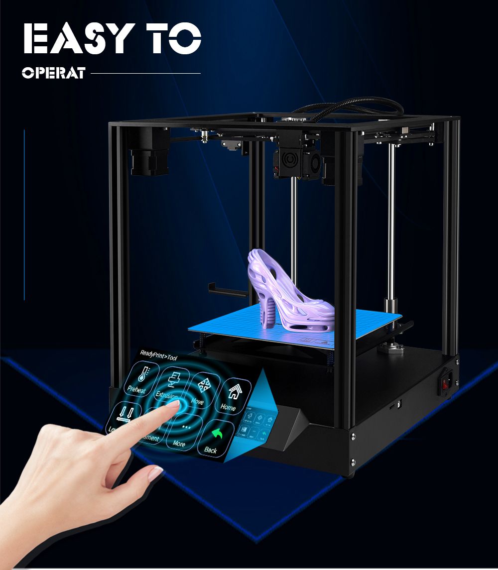 Two Trees Sapphire 3D Printer Resume Printing Pro Modular MKS Open Source Multi-language