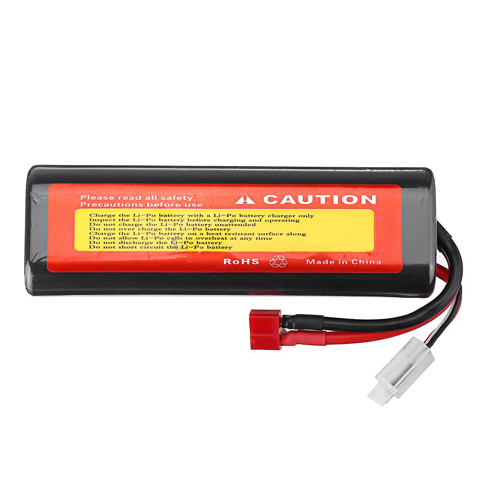 ZOP Power 2S 7.4V 3600mAh 45C T Plug Oval Lipo Battery For RC Car Model