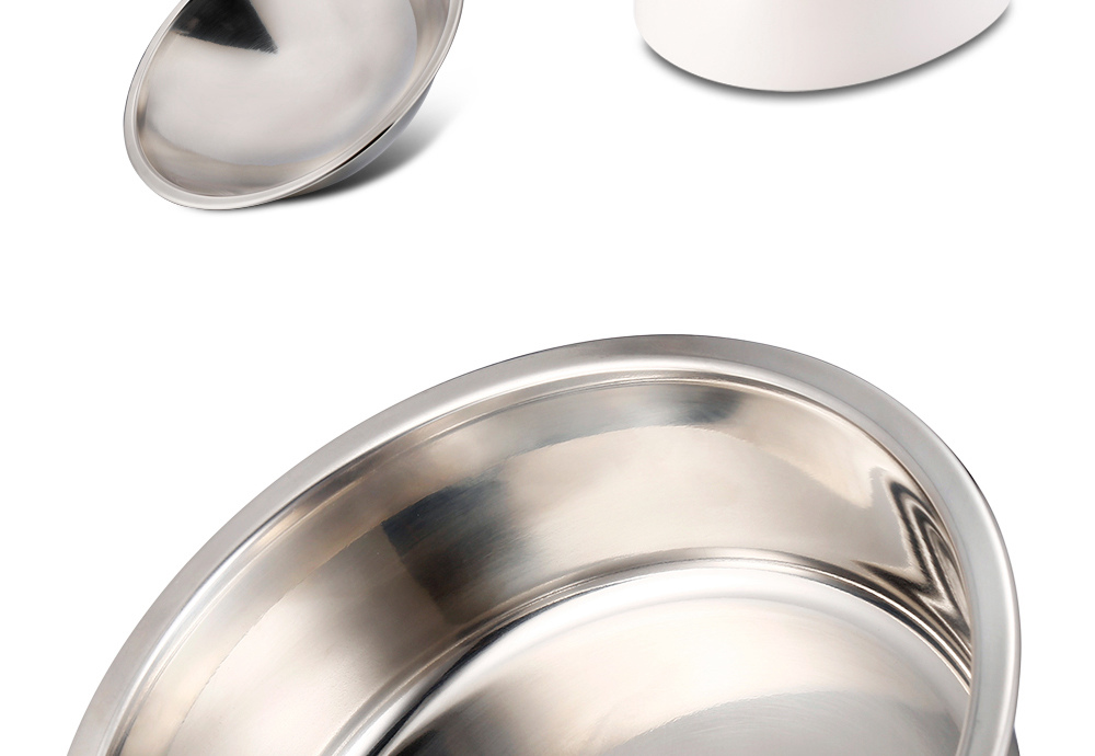 Xiaomi Youpin Stainless Steel Pet Dog Bowl 15 Degree Tilted Feeder Rust-resistant Non-skid Design