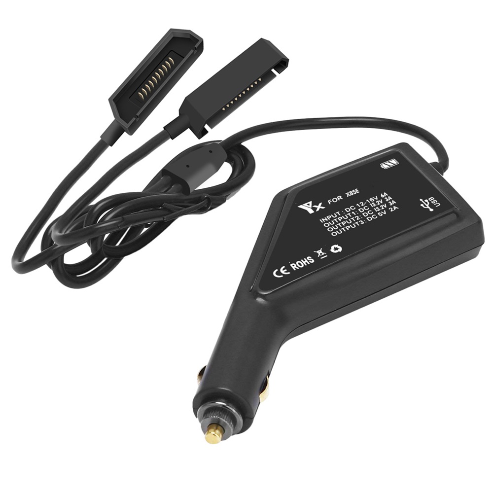 YX 1To3 MultiProtection Car Charger For FIMI X8 SE RC Drone