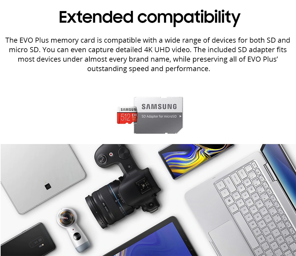 Samsung EVO Plus 64GB MicroSDXC Memory Card
