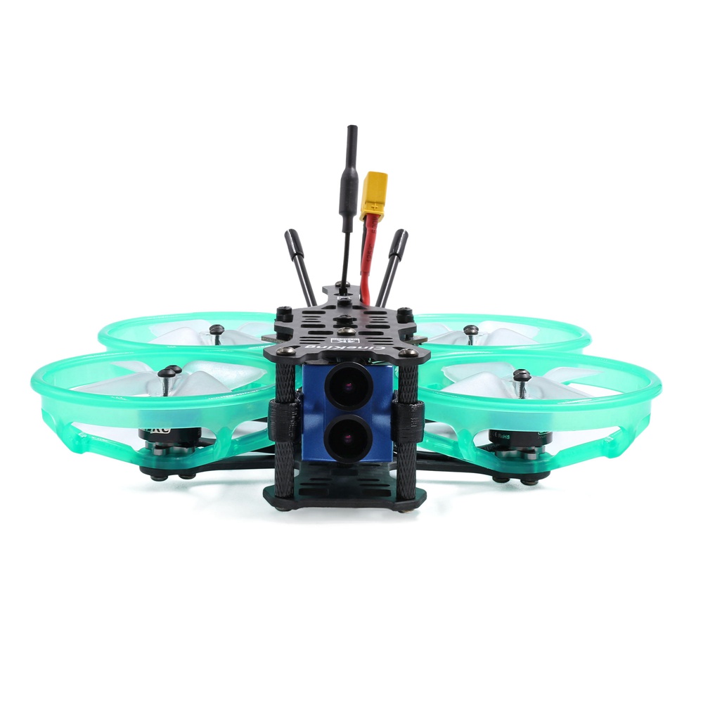 Geprc CineKing 4K 2 Inch 3-4S Motor FPV Racing Drone With Stable F411 FC 12A ESC 5.8G 200mW VTX Caddx Tarsier Cam BNF Version - Frsky R-XSR Receiver