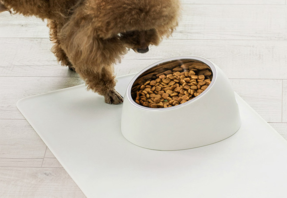 Xiaomi Youpin Stainless Steel Pet Dog Bowl 15 Degree Tilted Feeder Rust-resistant Non-skid Design