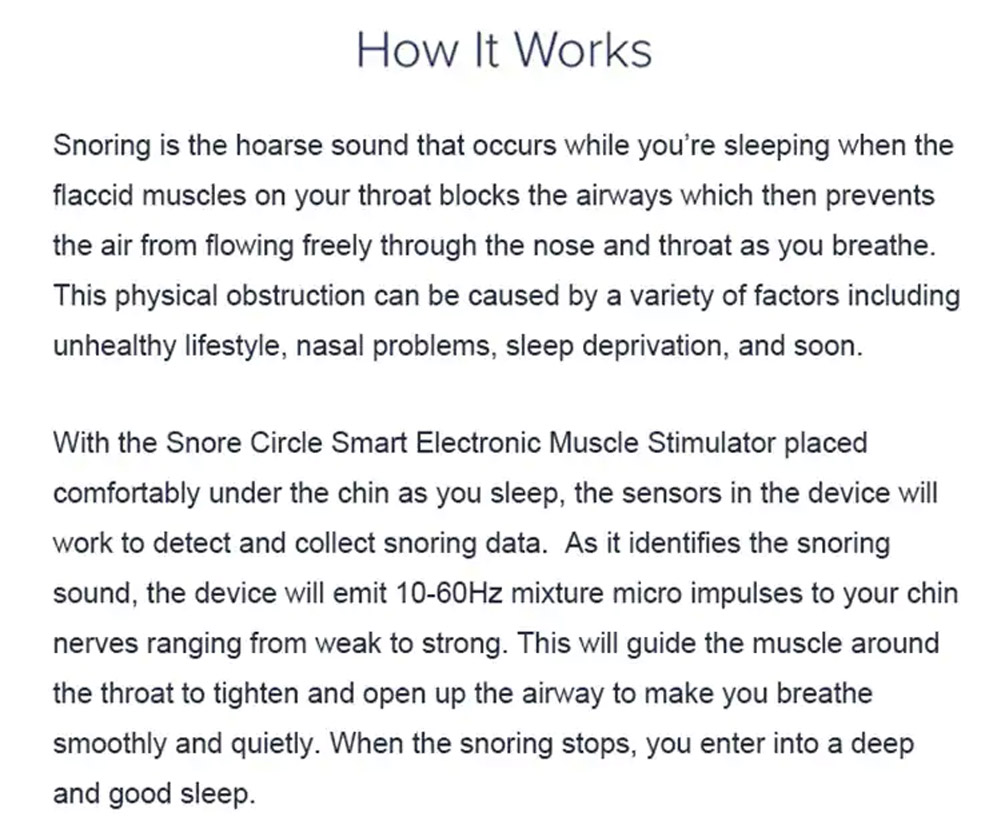 Snore Circle Smart Bluetooth Anti Snoring Device Throat Snore Stopper APP Recording Sleep Analysis