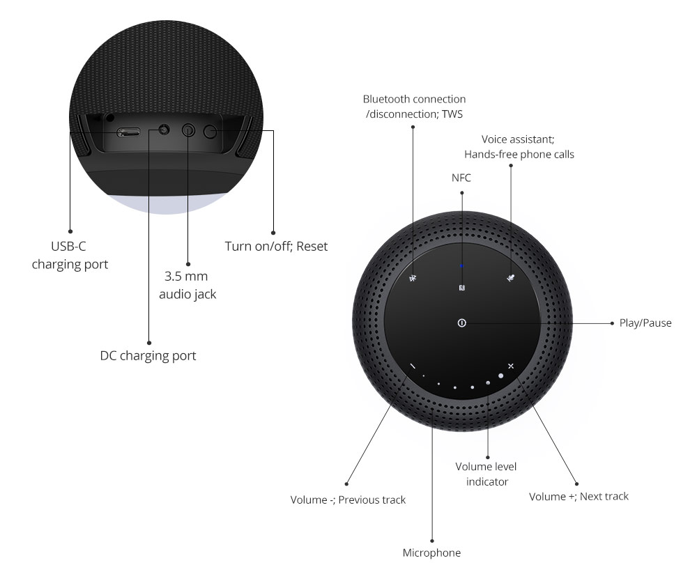 Tronsmart Element T6 Max 60W Home Bluetooth Speaker