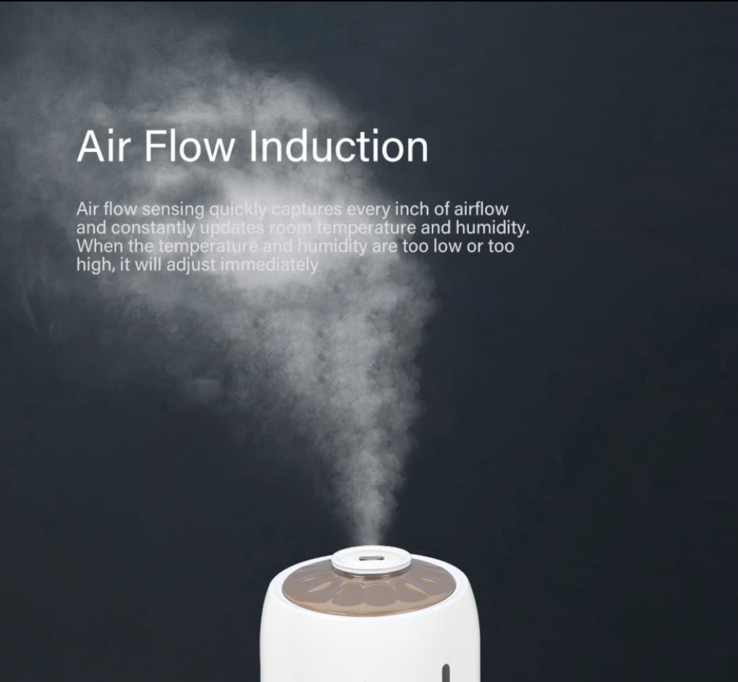 DEERMA DEM F500 Household Ultrasonic Humidifier 5L Capacity Aromatherapy Machine Updated Version - White