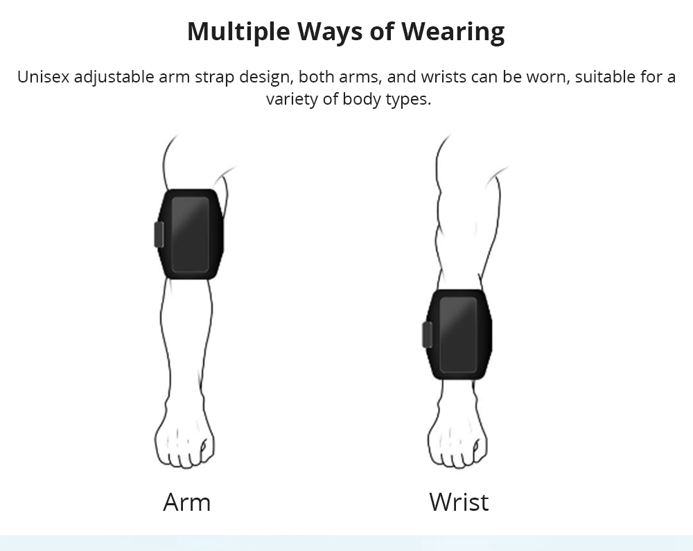 Xiaomi YUNMAI Sports Arm Bag Phone Pouch 5 Inch Reflective Strap - Black 18 Xiaomi YUNMAI Sports Arm Bag Phone Pouch 5 Inch Reflective Strap - Black