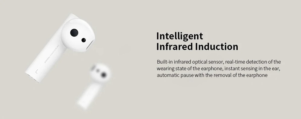 Xiaomi Air 2 Bluetooth 5.0 TWS Earphone IR Sensor LHDC Stereo ENC Noise Cancelling