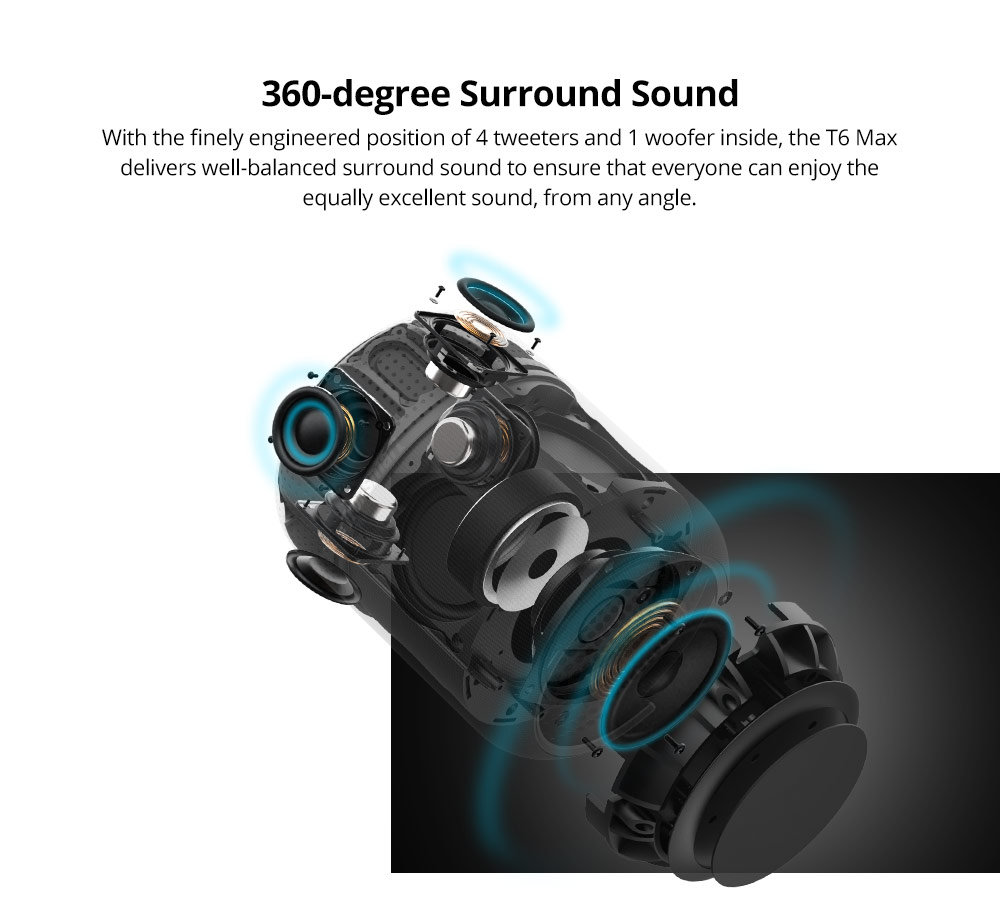 T6 Max 60W Home Bluetooth Speaker