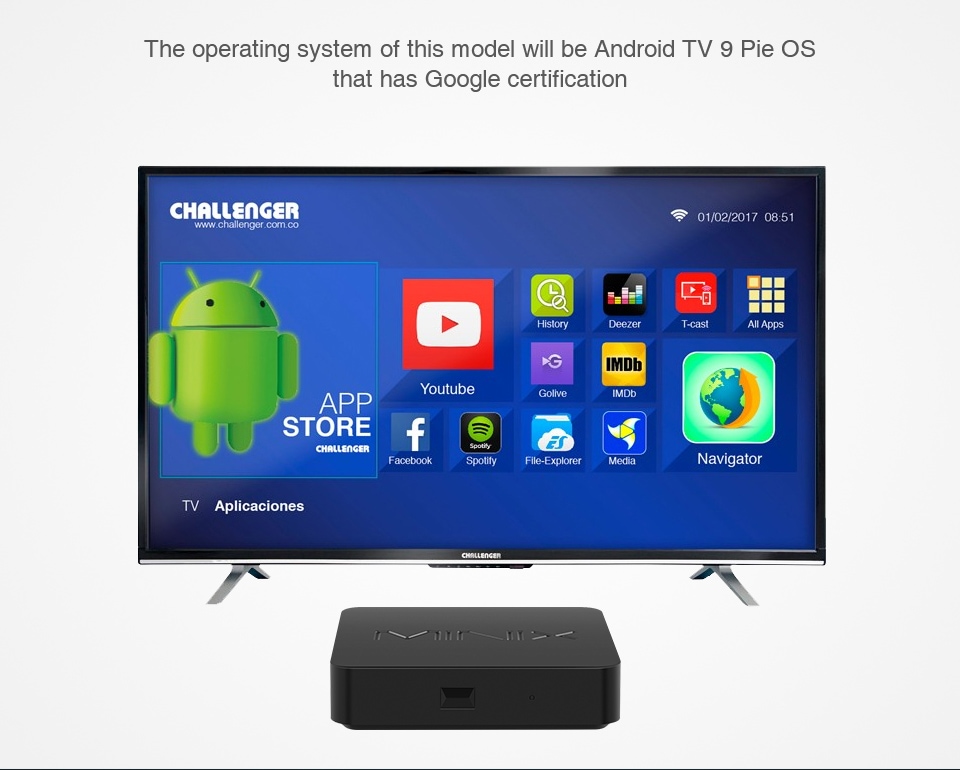 MINIX NEO T5 Amlogic S9052X Android TV 9.0 Google Certificated 4K TV Box Dolby Audio with Dts Listen 2GB/16GB USB 3.0 Bluetooth 2.4G+5G WIFI Gigabit LAN