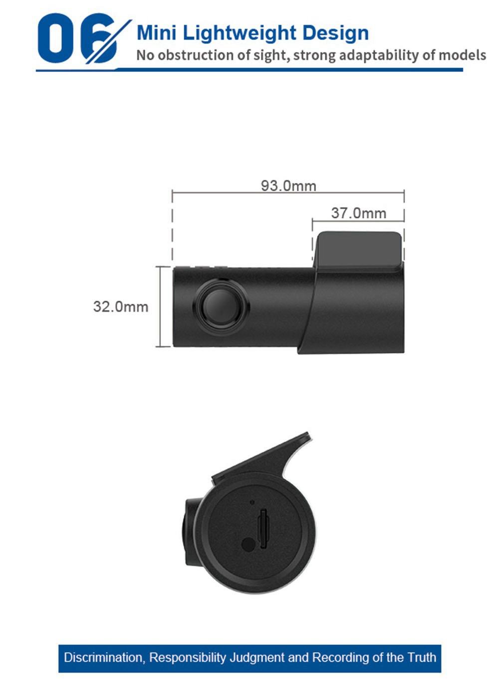 GoodView TF016 Smart Recorder Wifi Version 1080P Full HD Car DVR - Black