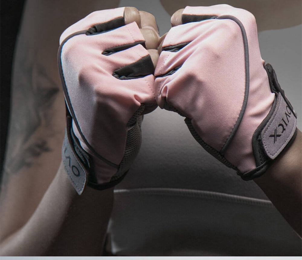 Xiaomi XQIAO Q850 Lightweight Lifting Fitness Gloves Aniti-silp Half Finger Gloves Size L - Gray