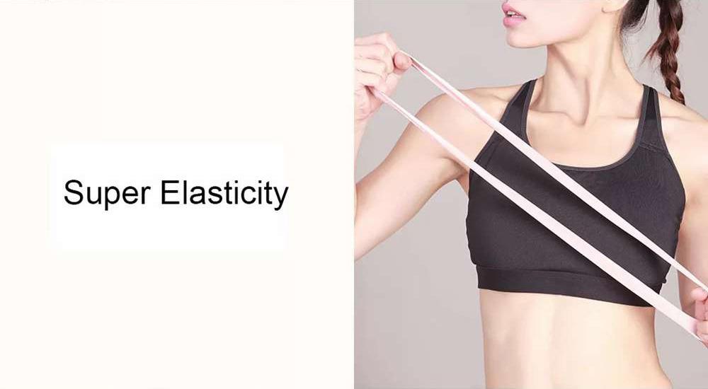 3pcs Xiaomi YUNMAI Elastic Band For Yoga Gymnastics Exercise 10lbs/20lbs/30lbs - Pink Series