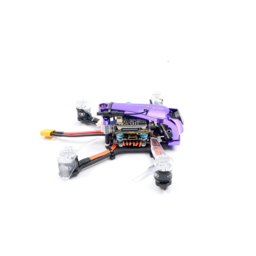 Diatone 2019 GTR249T HD 2.5 Inch 115mm 3-4S FPV Racing Drone With Fury F4 OSD 20A TBS UNIFY VTX CADDX Turtle V2 Cam Orange - PNP Without Receiver