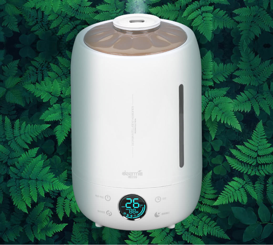 DEERMA DEM F500 Household Ultrasonic Humidifier 5L Capacity Aromatherapy Machine Updated Version - White