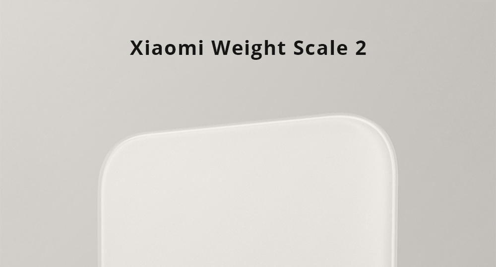 Xiaomi Smart Body Weight Scale 2 Bluetooth 5.0 APP Control LED Display Fitness Yoga Tools Scale - White