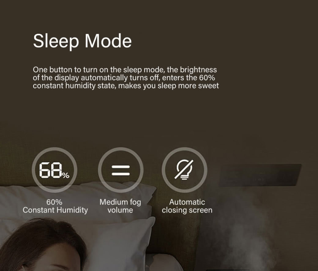 DEERMA DEM F500 Household Ultrasonic Humidifier 5L Capacity Aromatherapy Machine Updated Version - White