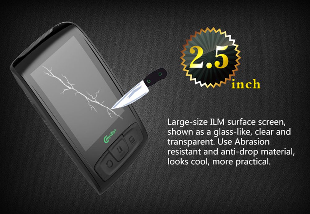 Meilan M4 Bike Computer Wireless Speedometer Odometer 2.5 Inch IML Mirror Surface Screen - Black 16 Meilan M4 Bike Computer Wireless Speedometer Odometer IML Mirror Surface Screen- Black