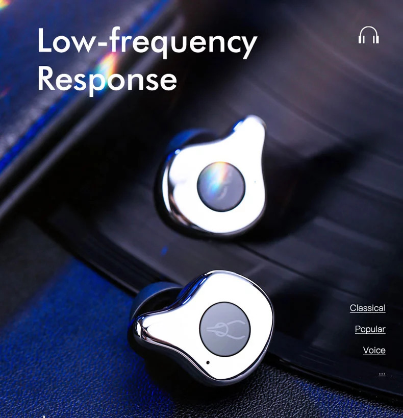 Sabbat E12 Ultra Qualcomm aptX AAC Bluetooth 5.0 TWS Earphones CVC 8.0 Independent Usage Siri Google Assistant 750mAh Charging Box - Red