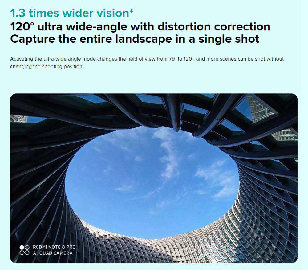 Xiaomi Redmi Note 8 Pro 6.53 Inch 4G LTE Smartphone MTK Helio G90T 6GB 64GB 64.0MP+8.0MP+2.0MP+2.0MP Quad Rear Cameras 4500mAh Battery MIUI 10 Fingerprint - White