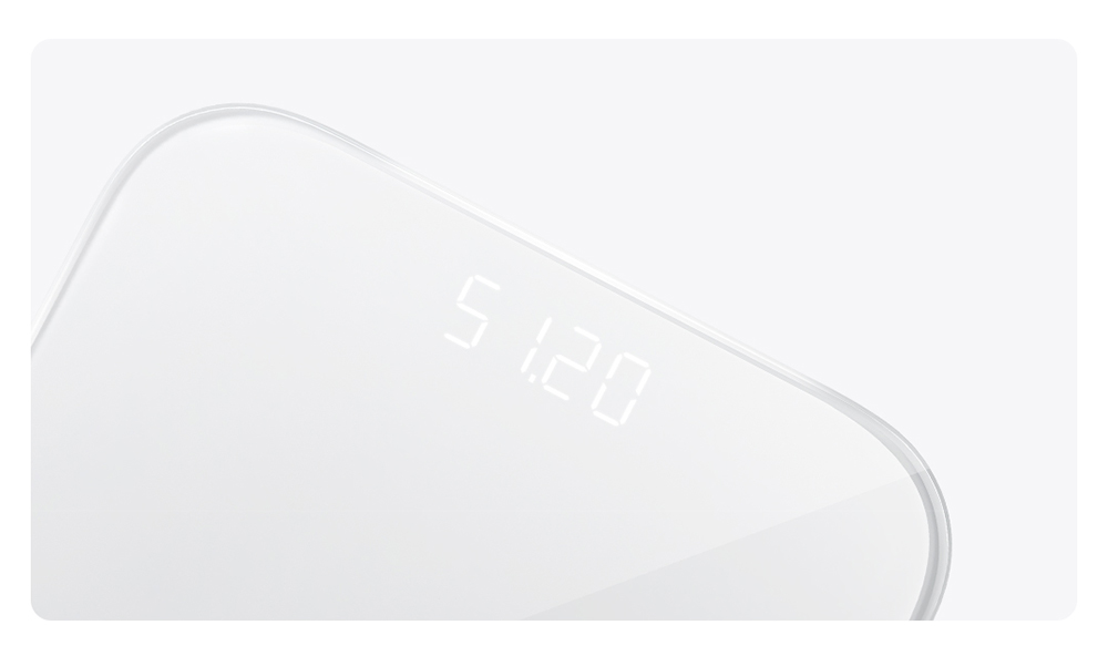 Xiaomi Smart Body Weight Scale 2 Bluetooth 5.0 APP Control LED Display Fitness Yoga Tools Scale - White