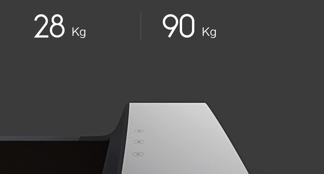 WalkingPad A1 Walking Machine Folding Design Feet Control Speed - Black