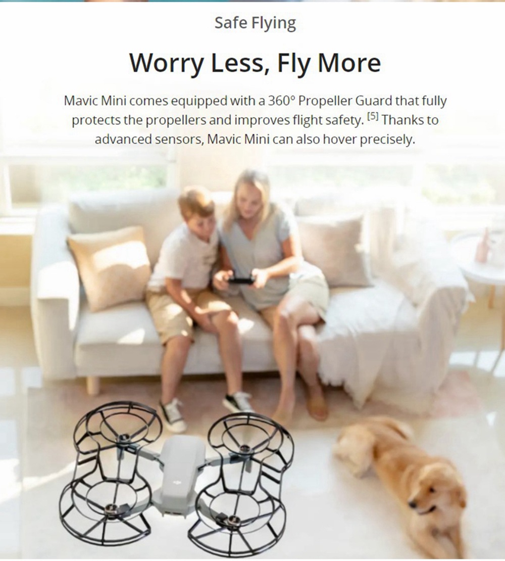 DJI Mavic MINI 4KM FPV 249g Ultralight GPS Foldable RC Drone With 3-Axis 2.7K Gimbal Camera 30mins Flight Time White - Standard Version