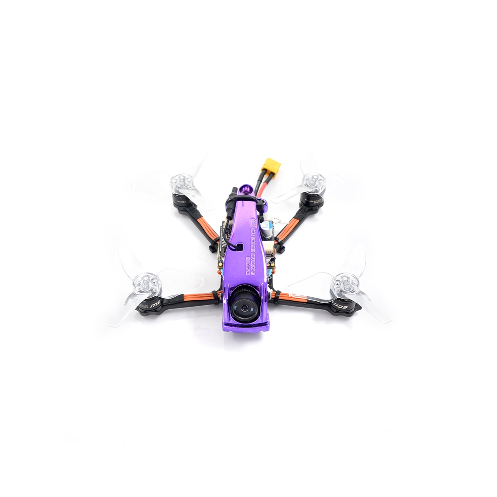 Diatone 2019 GTR249T HD 2.5 Inch 115mm 3-4S FPV Racing Drone With Fury F4 OSD 20A TBS UNIFY VTX CADDX Turtle V2 Cam Orange - PNP Without Receiver