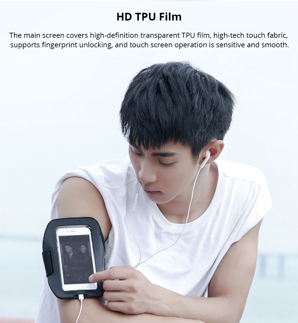 Xiaomi YUNMAI Sports Arm Bag Phone Pouch 5 Inch Reflective Strap - Black 14 Xiaomi YUNMAI Sports Arm Bag Phone Pouch 5 Inch Reflective Strap - Black