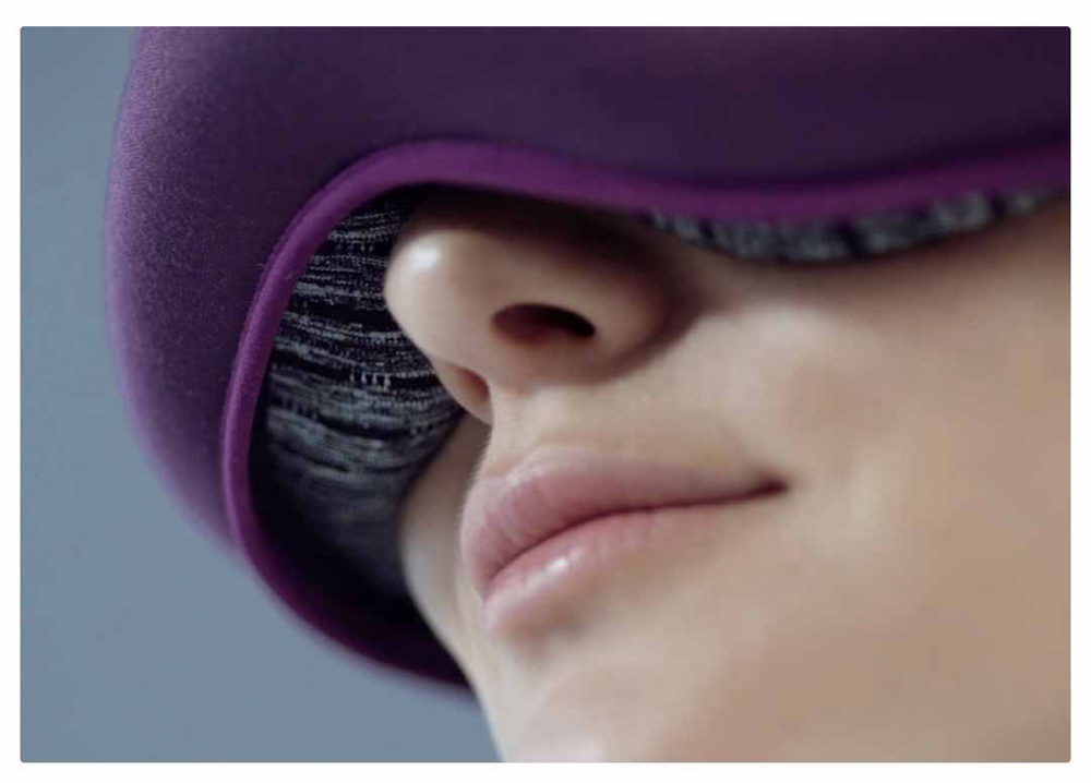 Dreamlight Wireless Heated Eye Mask With Battery For Sleeping Travel  Nap - Purple