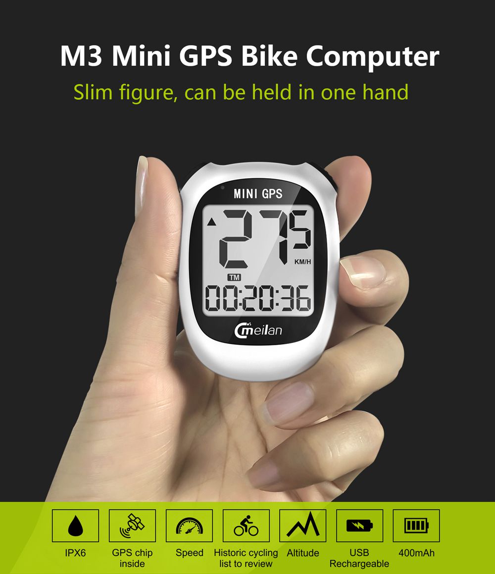 Meilan M3 Mini GPS Bike Computer 1.6 