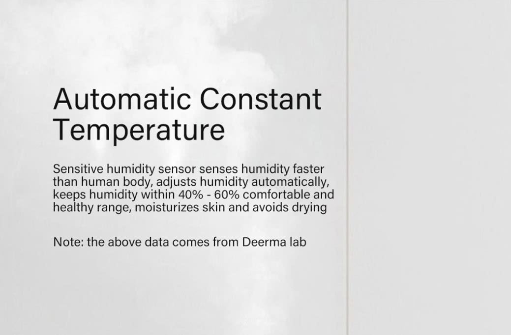 DEERMA DEM F500 Household Ultrasonic Humidifier 5L Capacity Aromatherapy Machine Updated Version - White