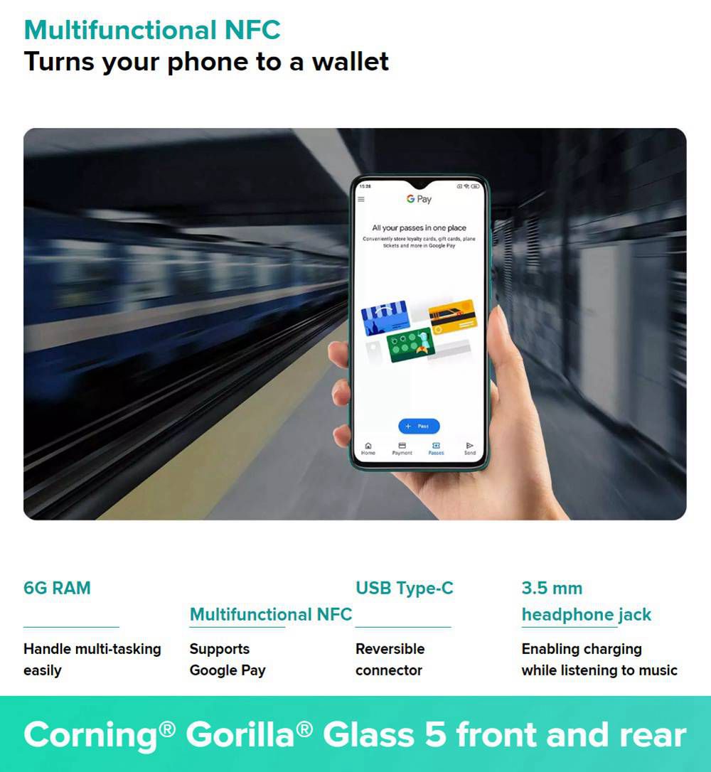 Xiaomi Redmi Note 8 Pro 6.53 Inch 4G LTE Smartphone MTK Helio G90T 8GB 128GB 64.0MP+8.0MP+2.0MP+2.0MP Quad Rear Cameras 4500mAh Battery MIUI 10 Fingerprint - Gray