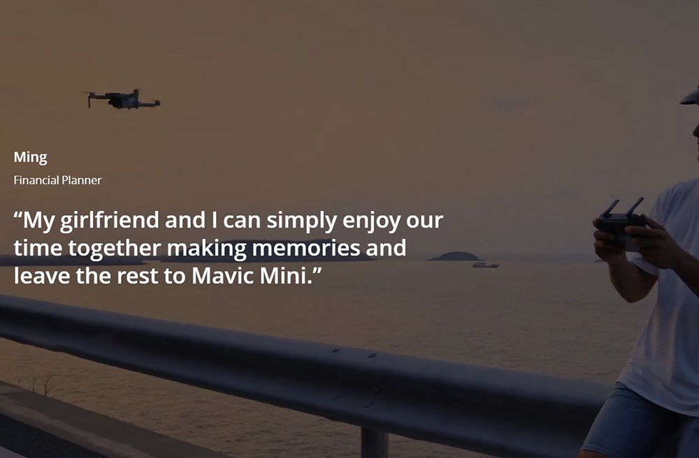 DJI Mavic MINI 4KM FPV 249g Ultralight GPS Foldable RC Drone With 3-Axis 2.7K Gimbal Camera 30mins Flight Time  White - Fly Combo Version