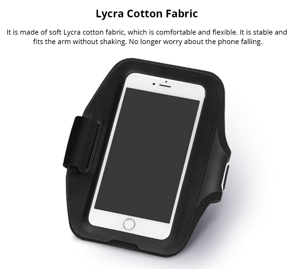 Xiaomi YUNMAI Sports Arm Bag Phone Pouch 5 Inch Reflective Strap - Black 13 Xiaomi YUNMAI Sports Arm Bag Phone Pouch 5 Inch Reflective Strap - Black