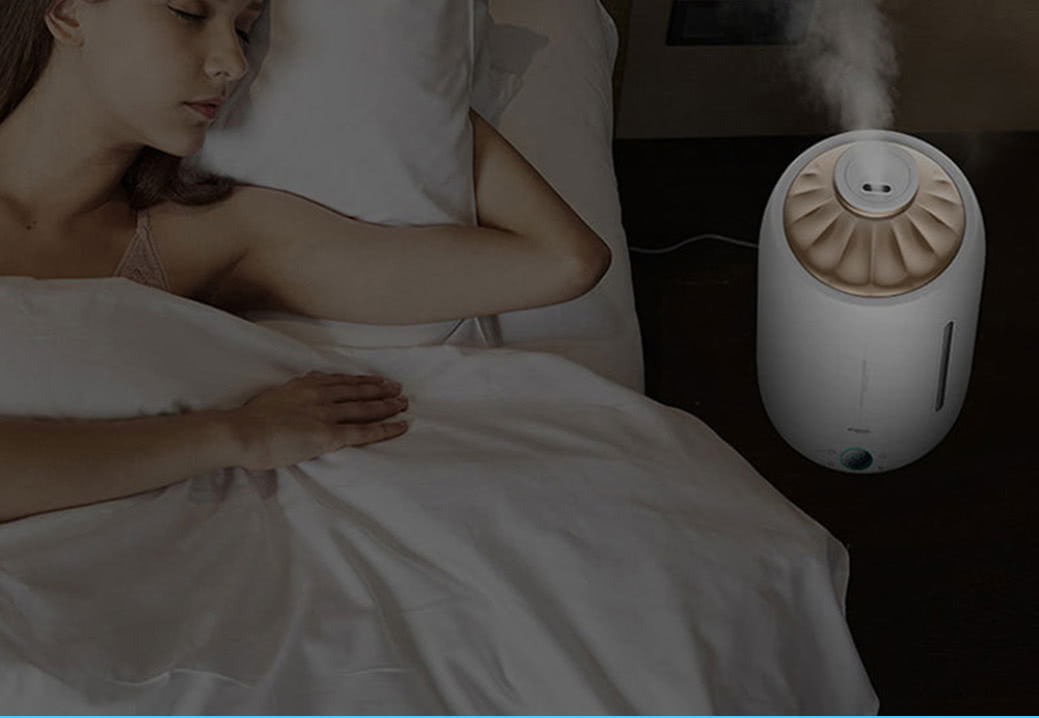 DEERMA DEM F500 Household Ultrasonic Humidifier 5L Capacity Aromatherapy Machine Updated Version - White