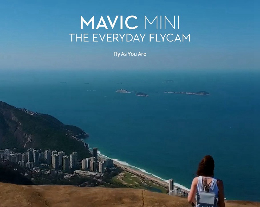 DJI Mavic MINI 4KM FPV 249g Ultralight GPS Foldable RC Drone With 3-Axis 2.7K Gimbal Camera 30mins Flight Time White - Standard Version
