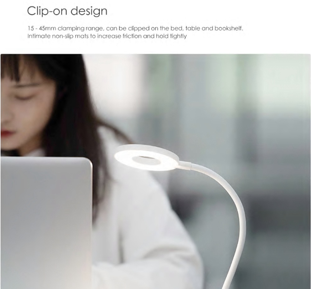 Xiaomi Mijia Yeelight YLTD10YL LED Clip-on Table Lamp - White