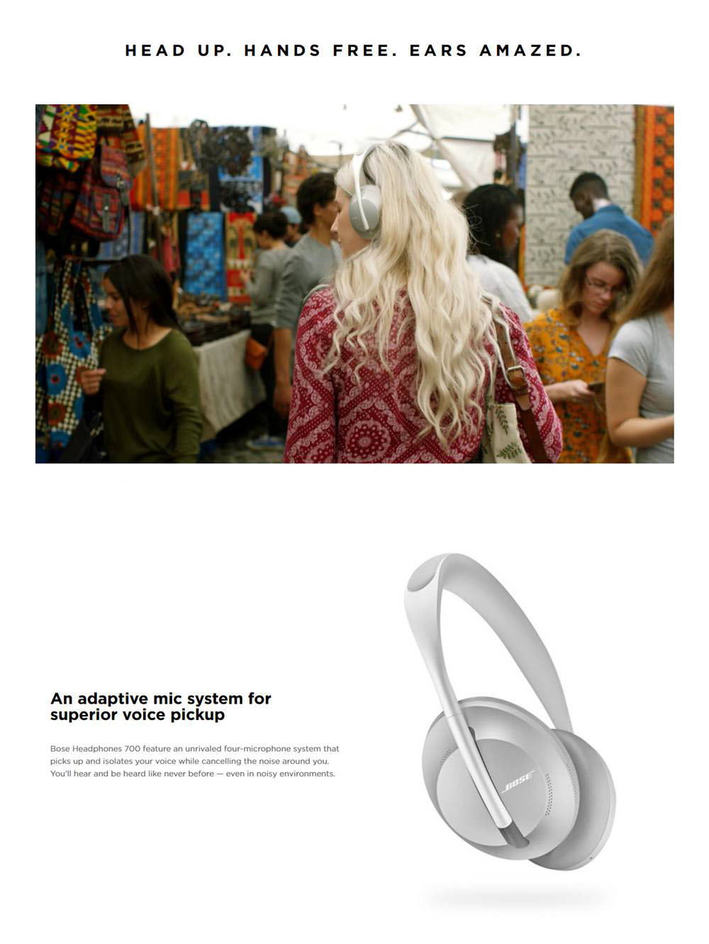 Bose 700 Bluetooth Headphones Bose AR Google Assistant Alexa Voice Control 11 Levels Noise Cancelling