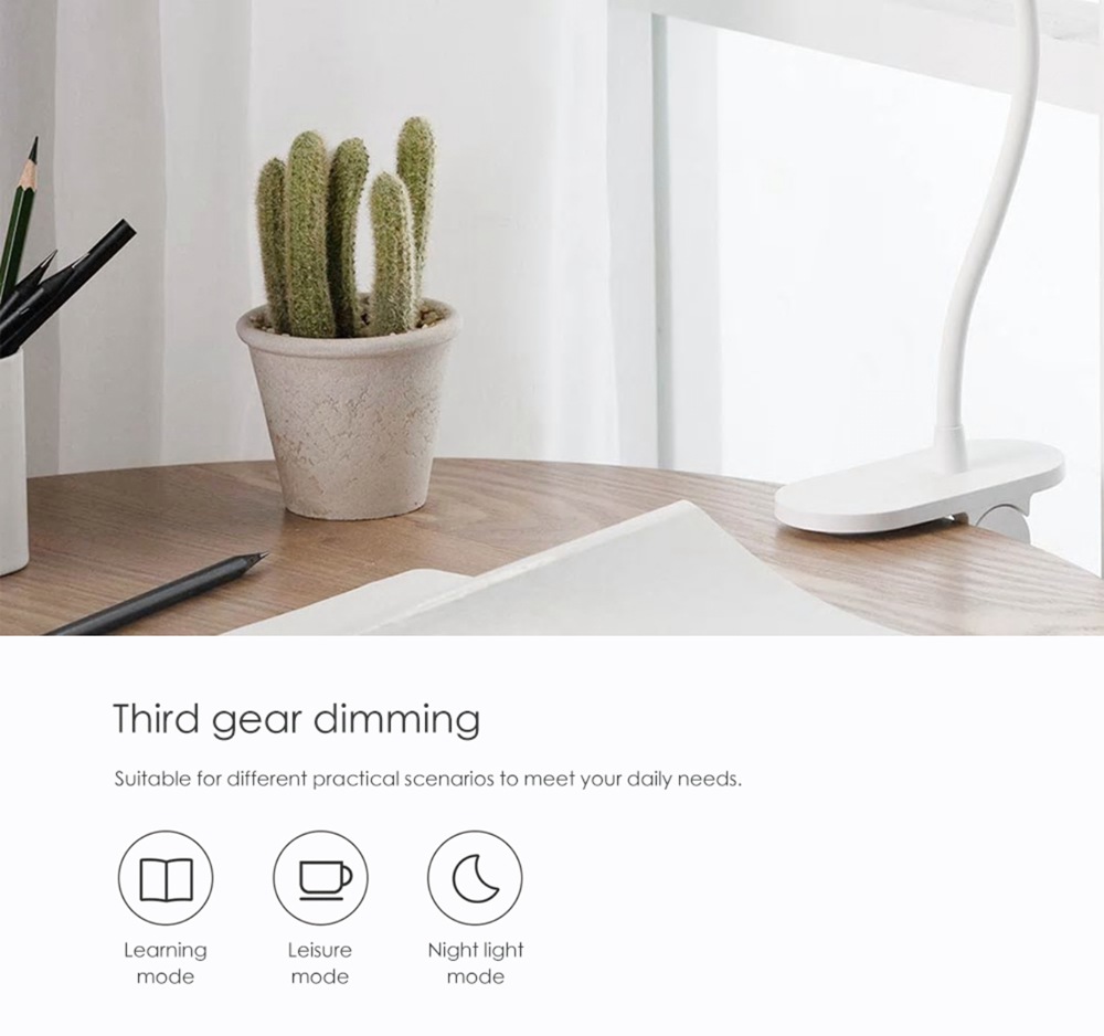 Xiaomi Mijia Yeelight YLTD10YL LED Clip-on Table Lamp - White