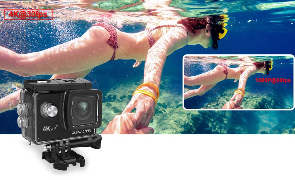 SJCAM SJ4000 AIR Action Camera Full HD Allwinner 4K 30FPS WIFI 2.0" Screen Mini Waterproof Sports DV Camera-black